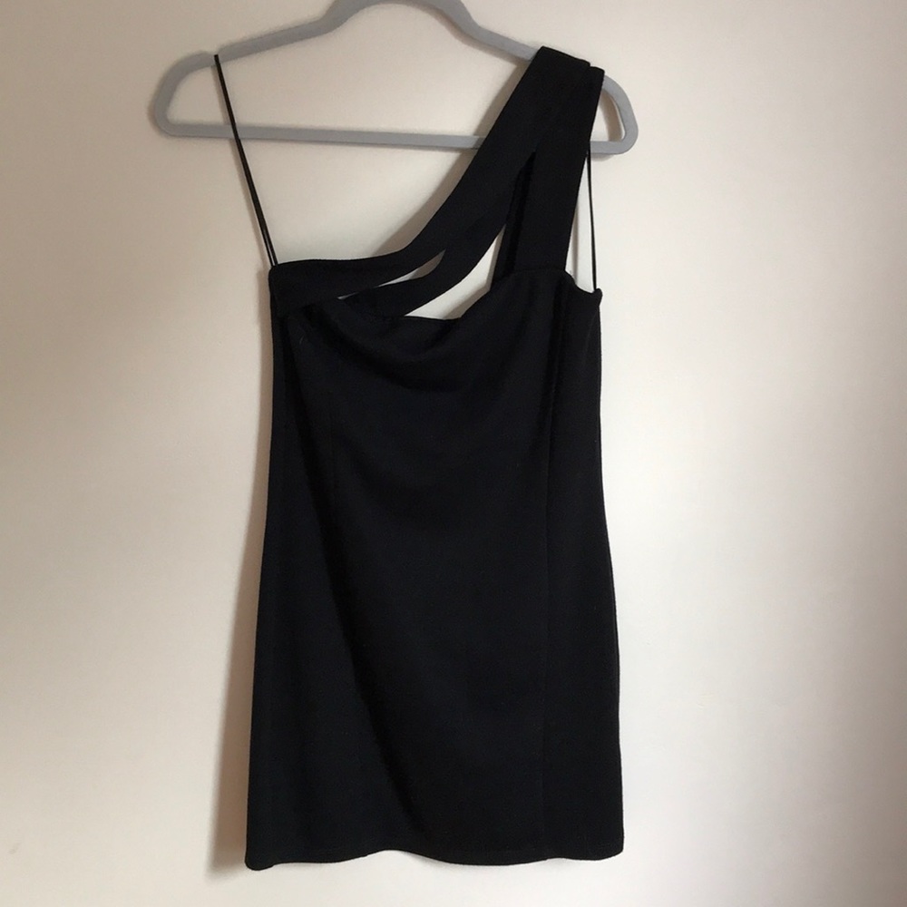 Black One Shoulder ASOS Dress